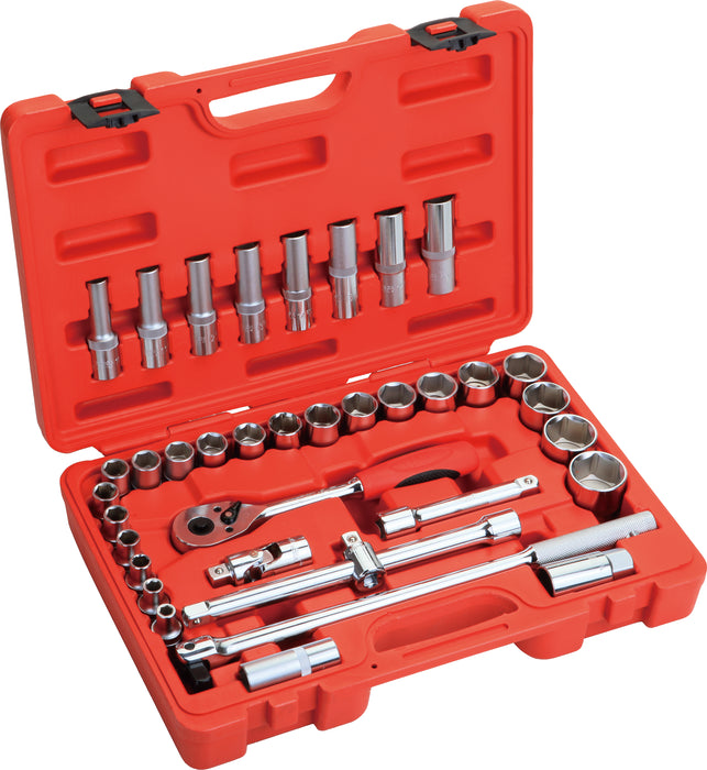 1/2 inch Drive Socket Set 37-Piece — Jetech Tools