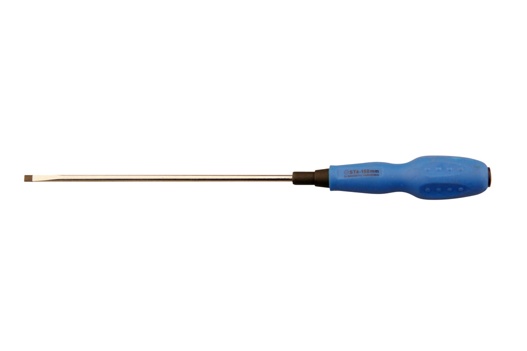 Slotted Screwdriver 4×150mm Soft Grip