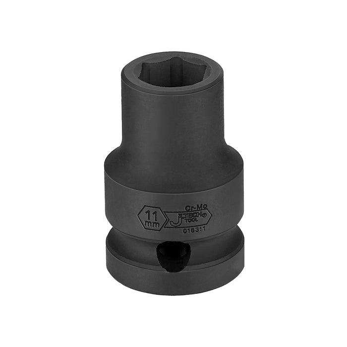 1/2-Inch Drive 11mm Shallow Impact Socket Cr-Mo Steel