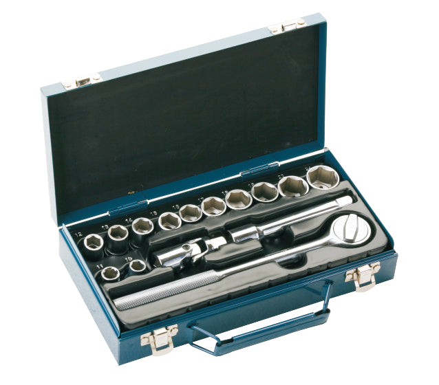 Socket Set 1/2-Inch Drive 15-Piece (10–24mm)