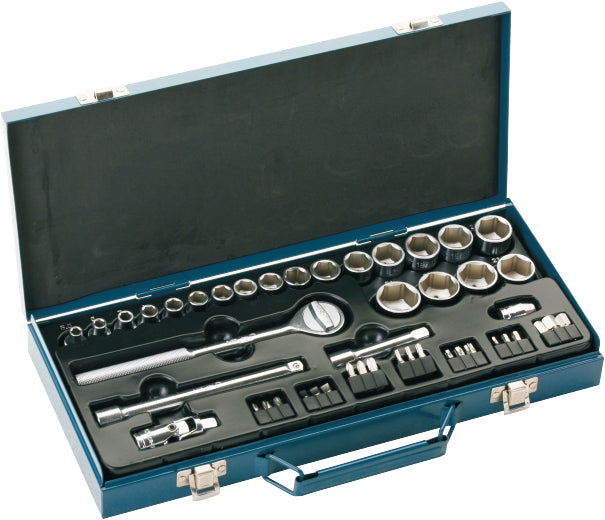Socket & Bit Set 46-Piece 3/8-Inch Drive Metric with Accessories