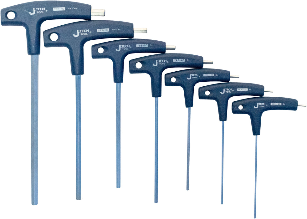 Allen Wrench Set T-Handle Hex Keys Set Metric (7-Piece, 2-8mm)