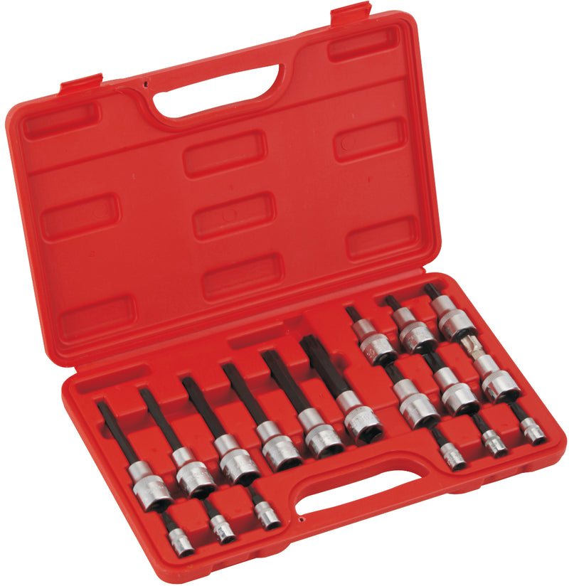 Torx Bit Socket Set 18-Piece 1/2-Inch Drive Standard & Deep