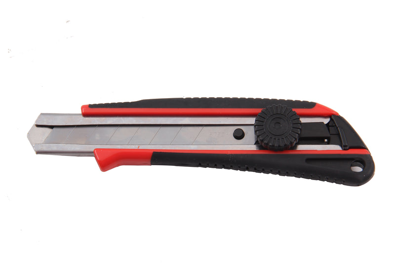 Utility Knife With Wheel Lock 18mm Red