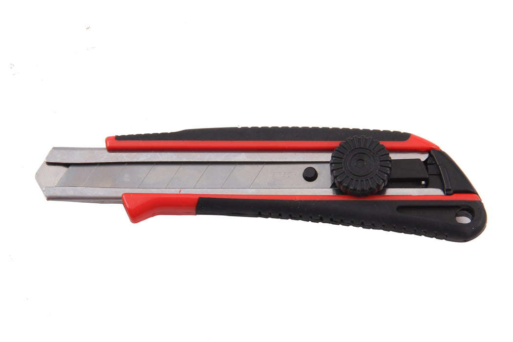 Utility Knife With Wheel Lock 18mm Red
